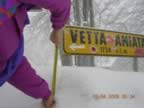 Misuriamo l'altezza della neve in vetta (19kb)
